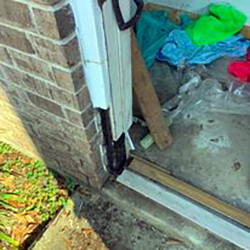 Wood rot repair.